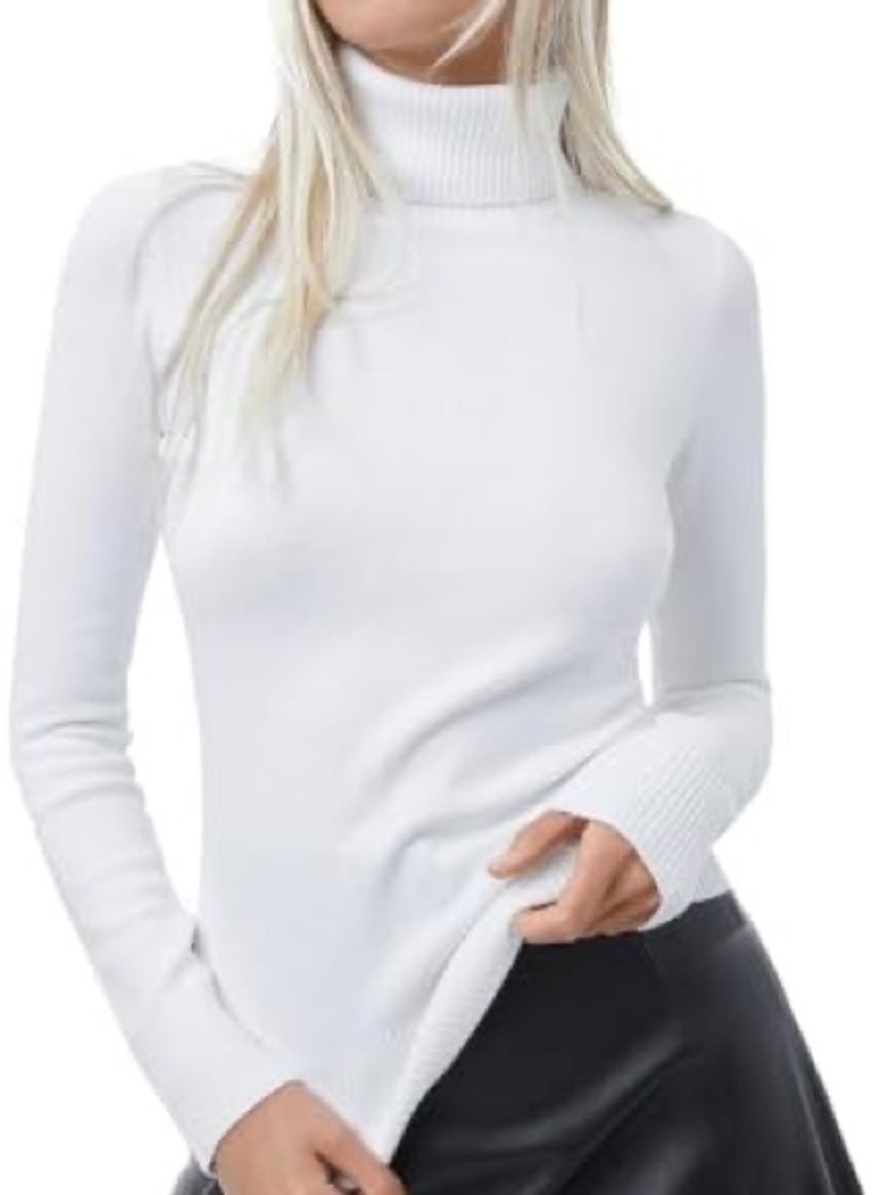 French Connection Babysoft Fitted Turtleneck Sweater